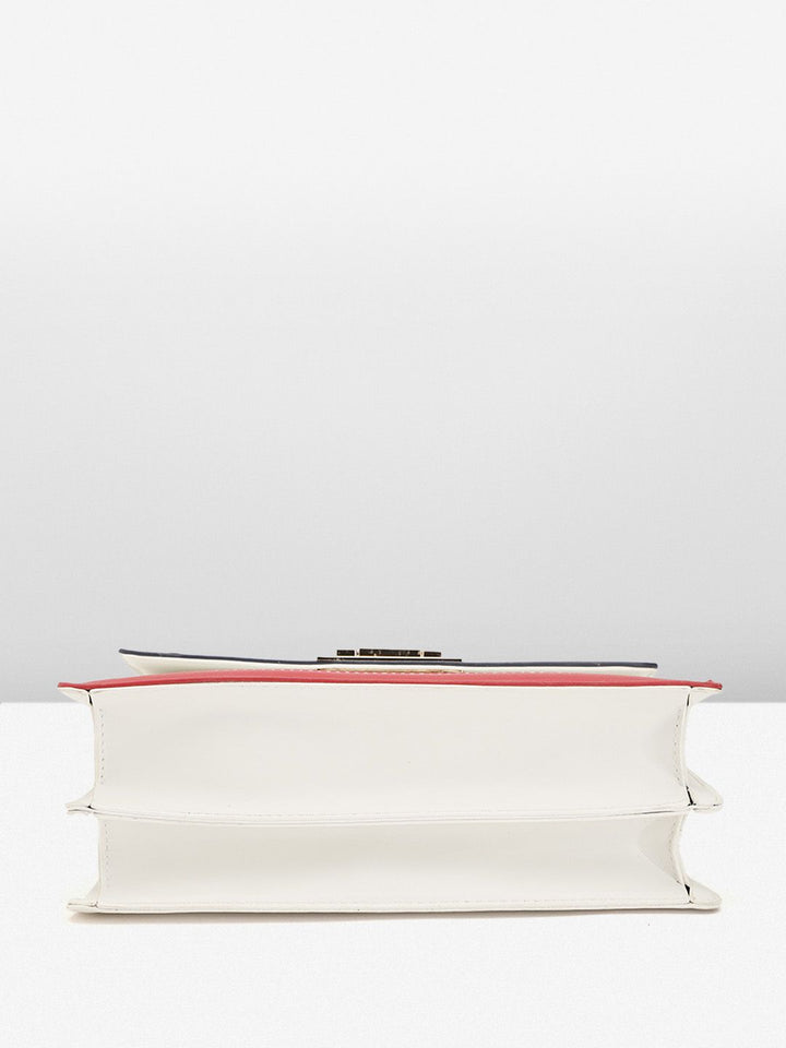 Lino Perros Colourblocked Structured Satchel Bag