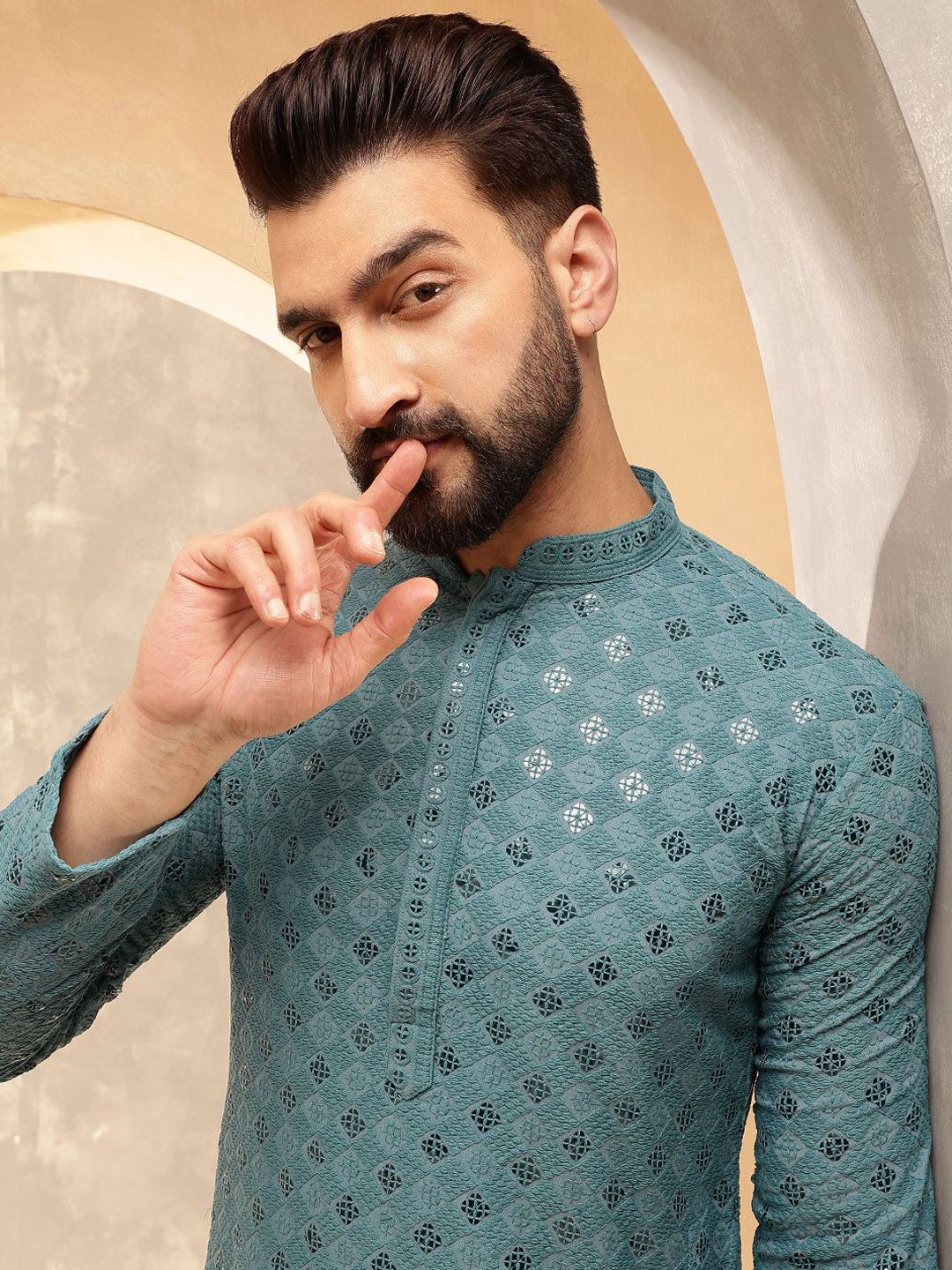 Kurta Sulam Lelaki Anouk