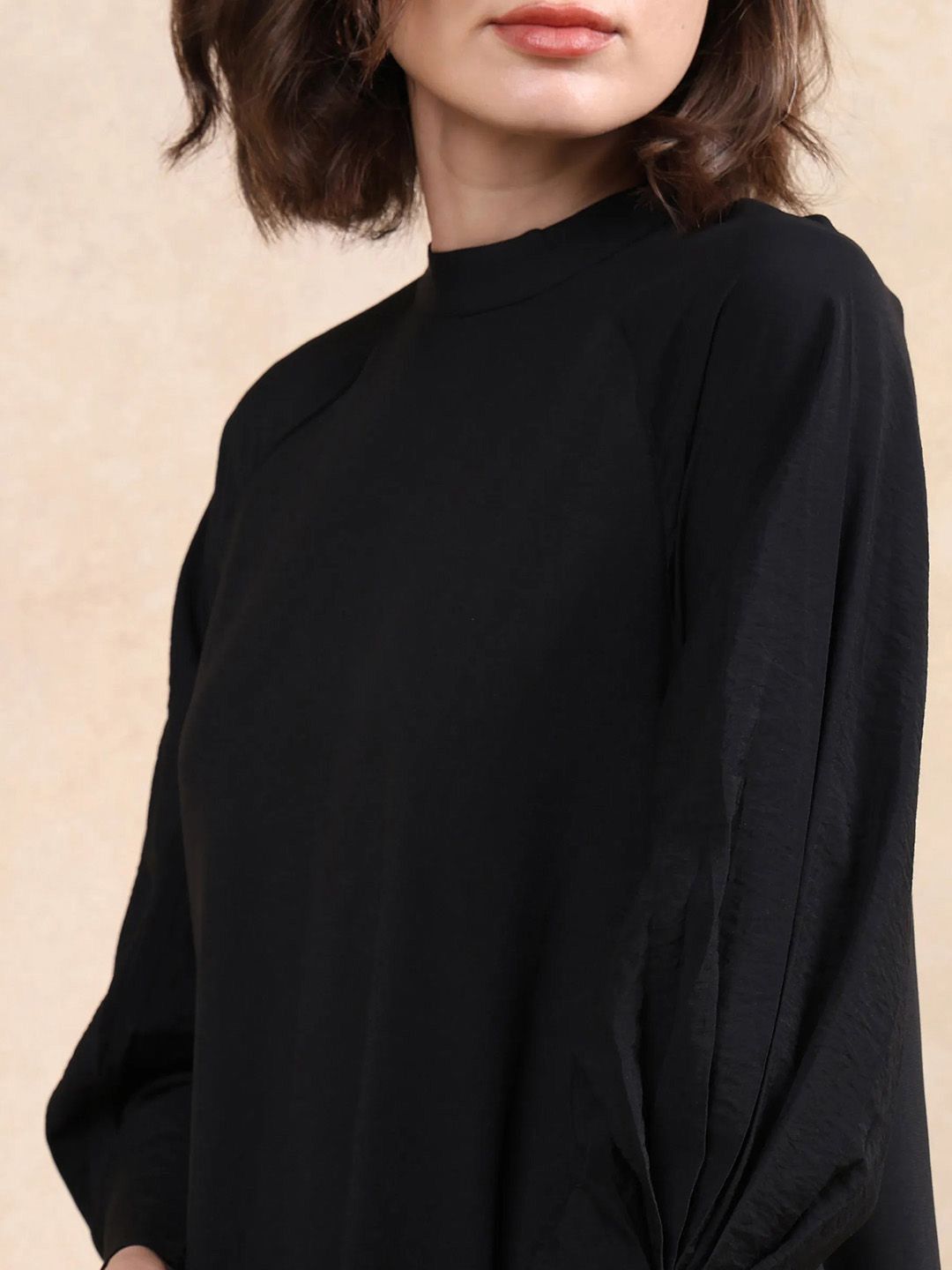 RAREISM Bell Sleeve A-Line Mini Dress