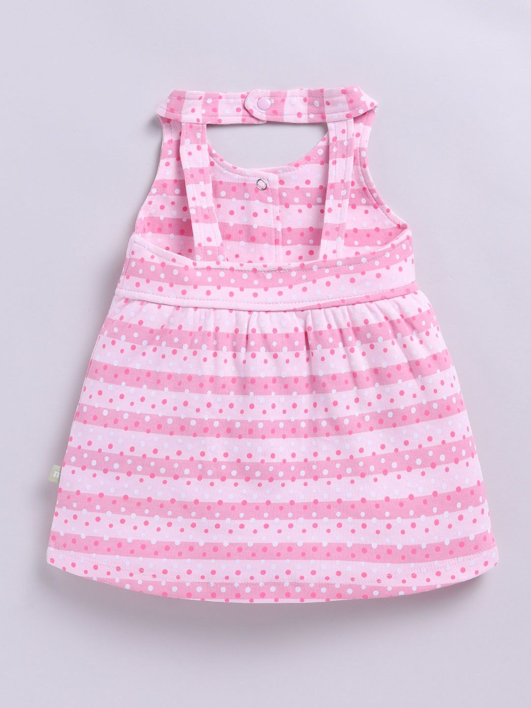 Moms Love Infant Girls Peppa Pig Printed Pure Cotton Fit & Flare Dress