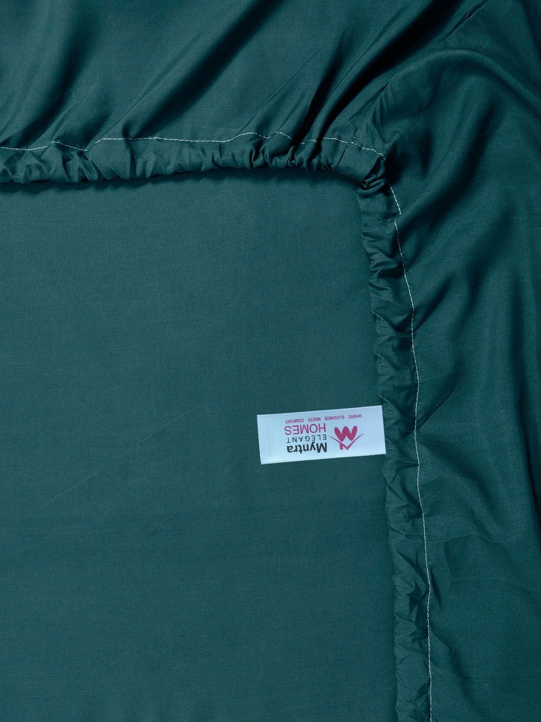Myntra Elegant Homes Teal 400 TC Cadar dengan 2 Sarung Bantal