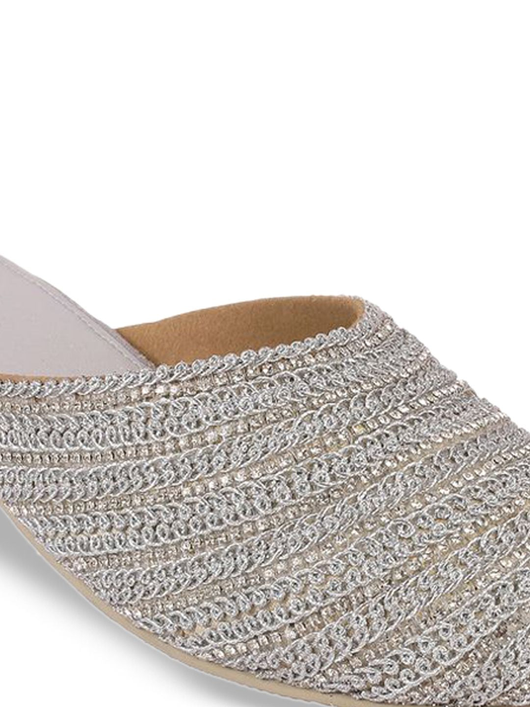 Metro Women Round Toe Block Mules Heels
