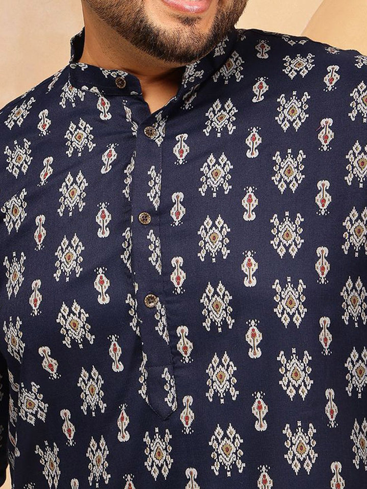SOJANYA PLUS Motif Etnik Lelaki Bercetak Kurta