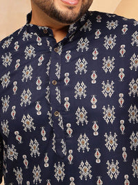 SOJANYA PLUS Motif Etnik Lelaki Bercetak Kurta