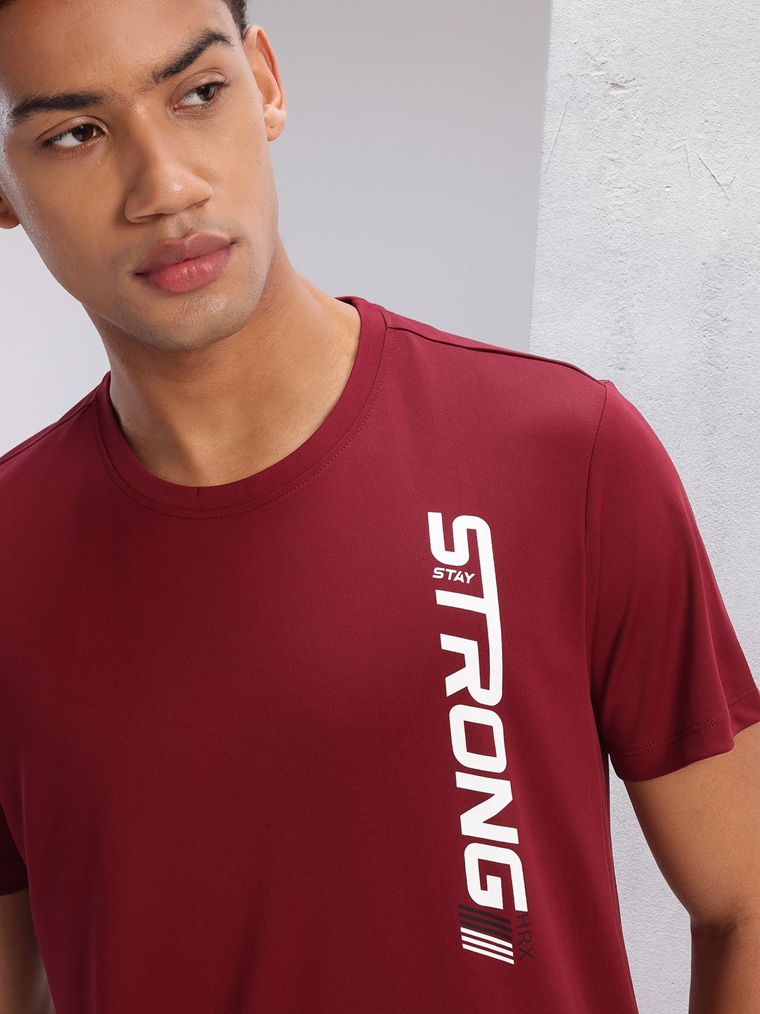 HRX by Hrithik Roshan Printed Rapid-Dry Training T-shirt