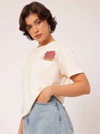 DressBerry Always Funky Typography Printed Casual Tee