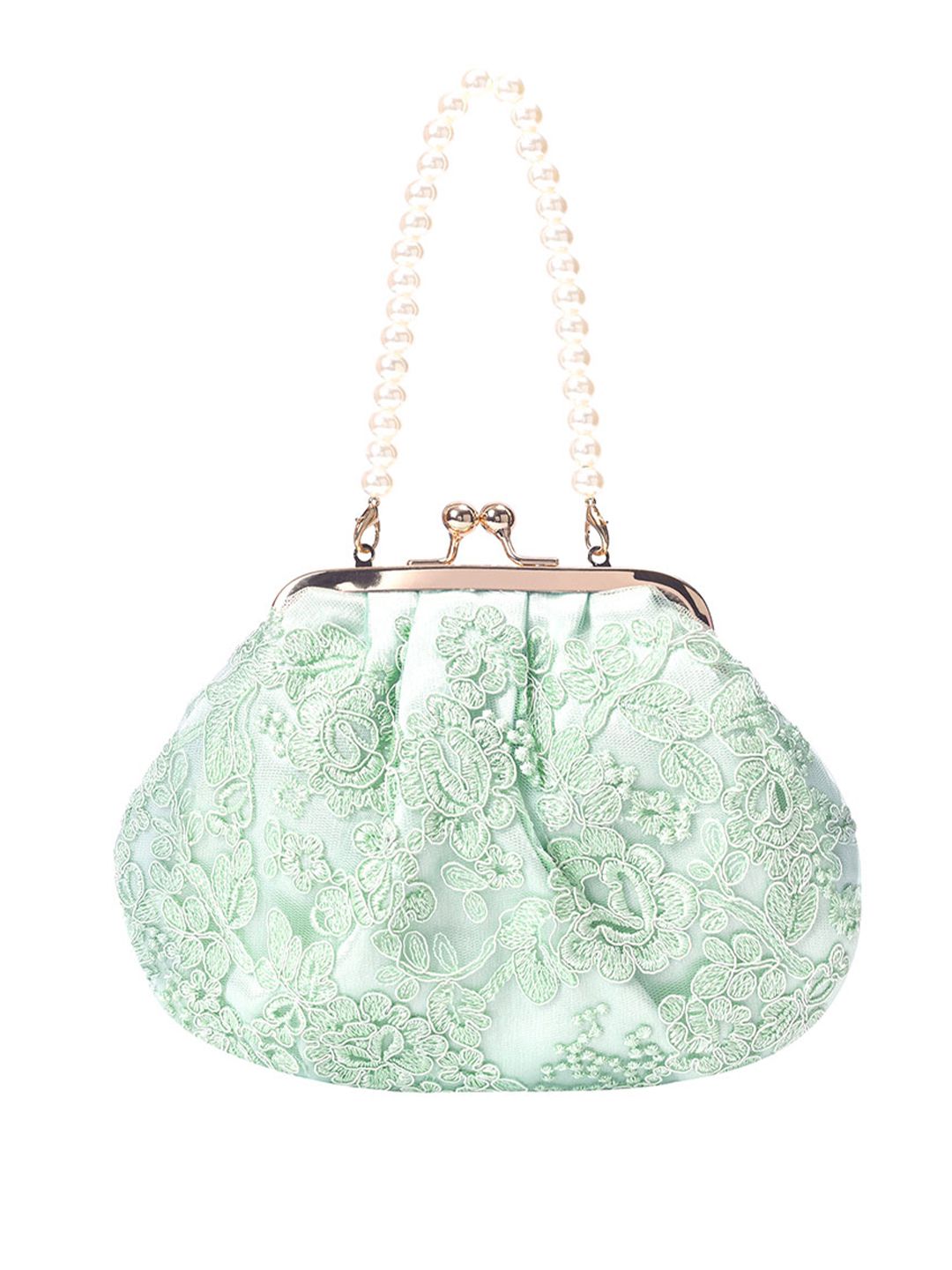 Lino Perros Floral Embroidered Party Purse