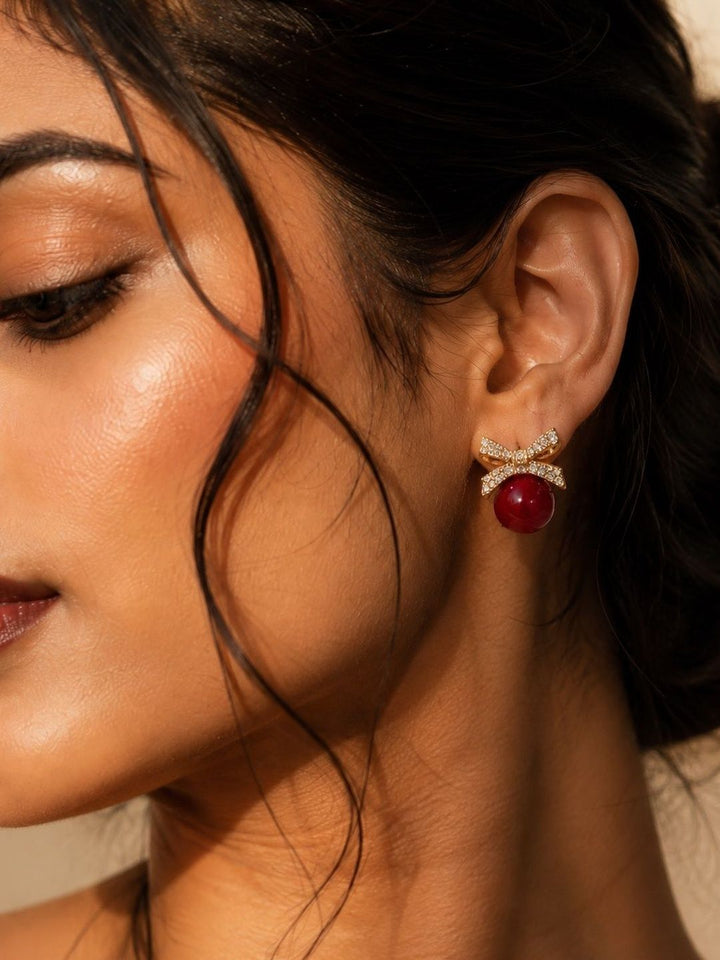 VOGUE PANASH Geometric Studs Earrings