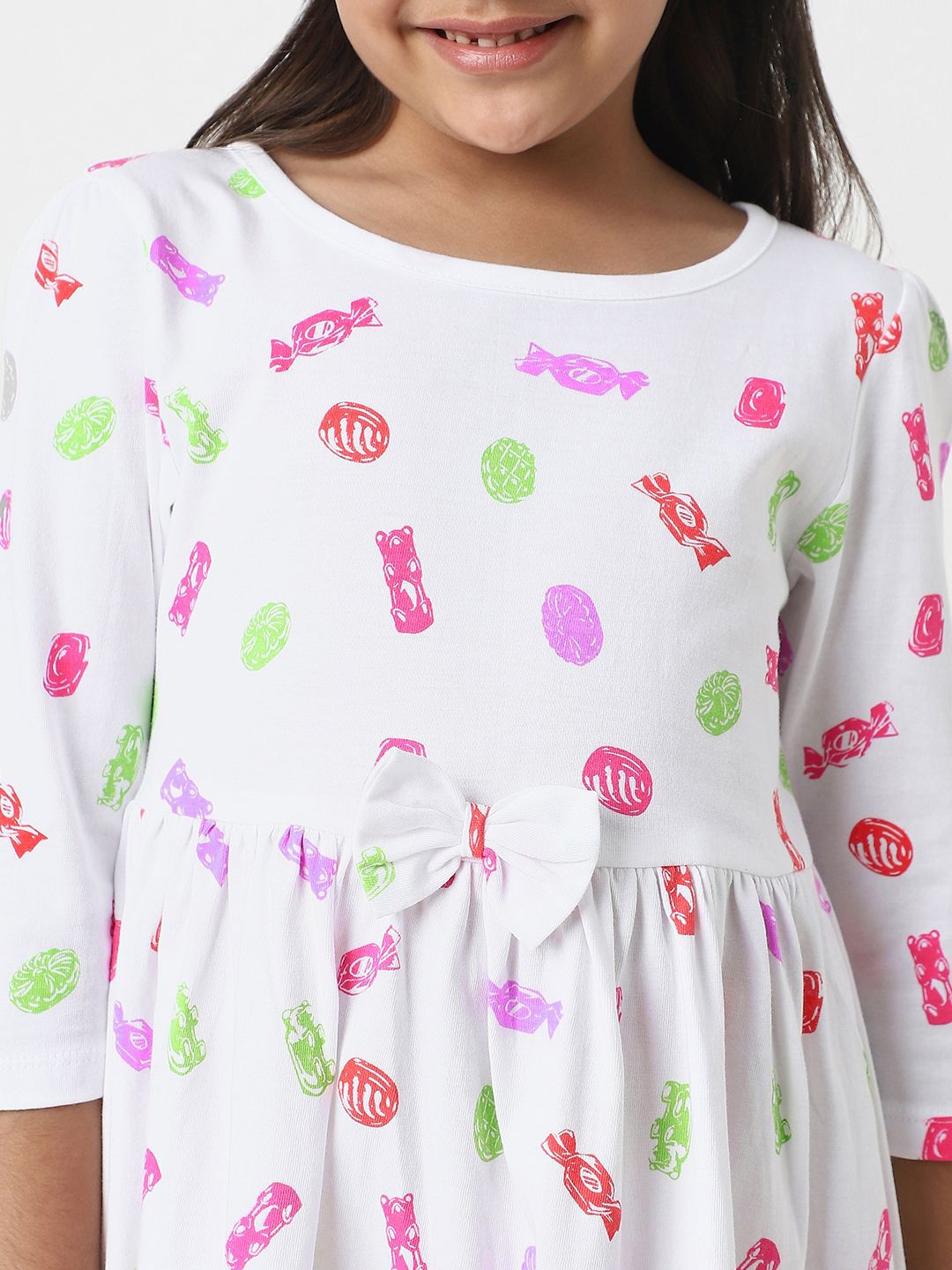 Nauti Nati Print Fit & Flare Dress