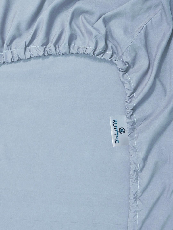 KLOTTHE Biru 400 TC Poly Satin Fine Super King