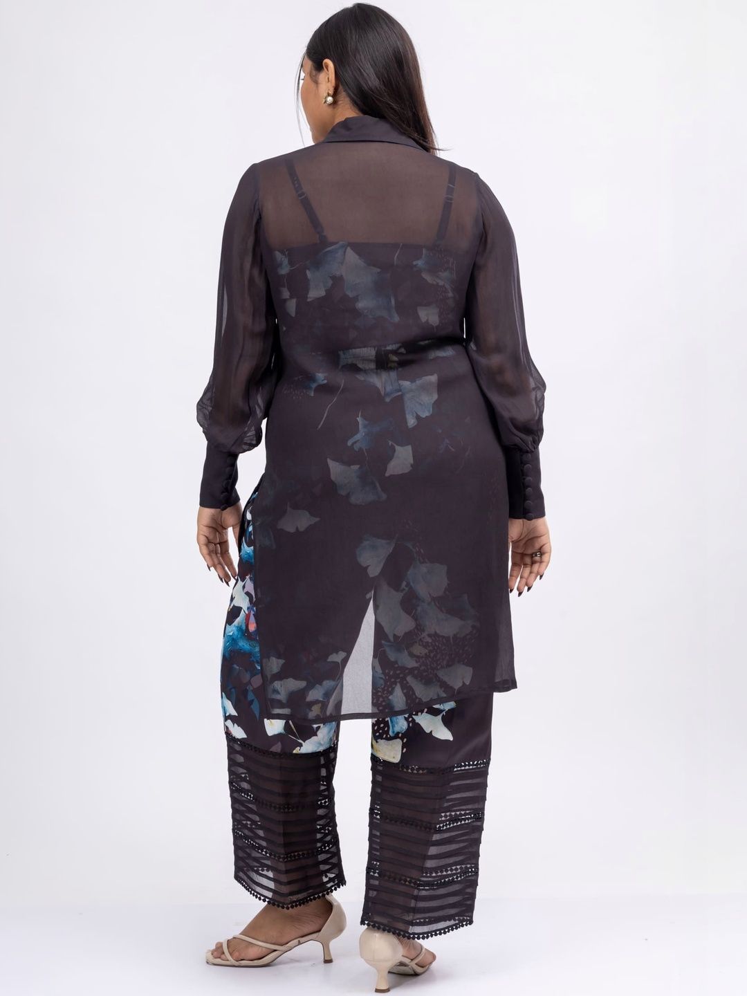 Mamicha Printed Shoulder Straps Top & Trousers Co-Ords