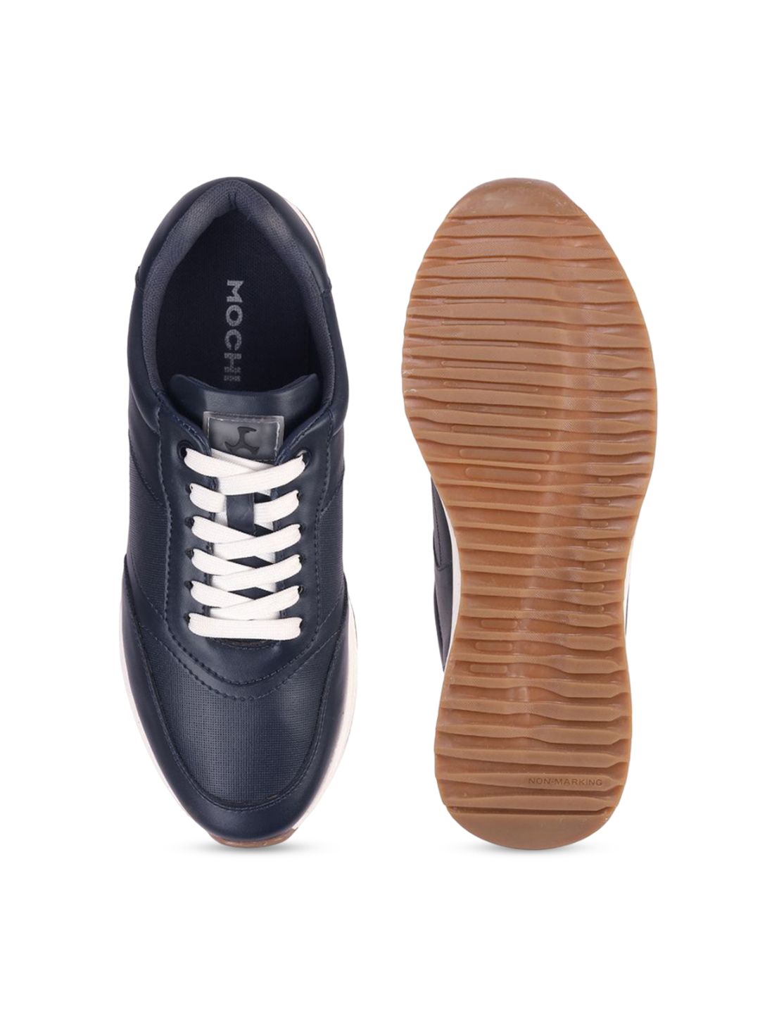 Mochi Men Round Toe Lace-Ups Sneakers
