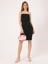 DressBerry Sunset Serenity Shoulder Straps Floral Printed Dress