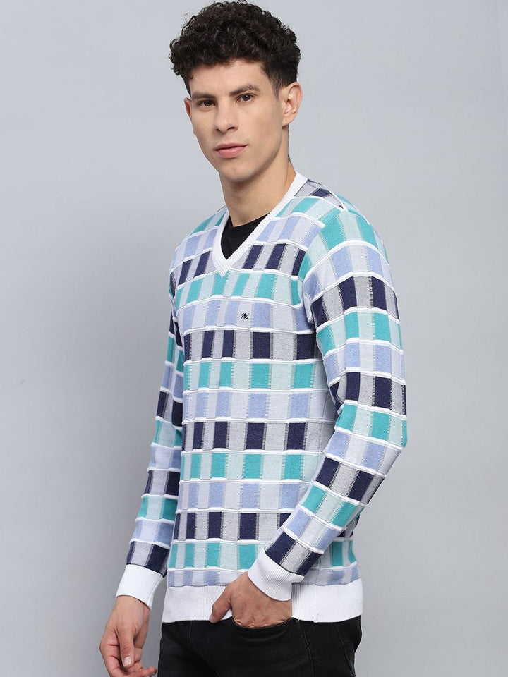 Monte Carlo Men Checked Pullover