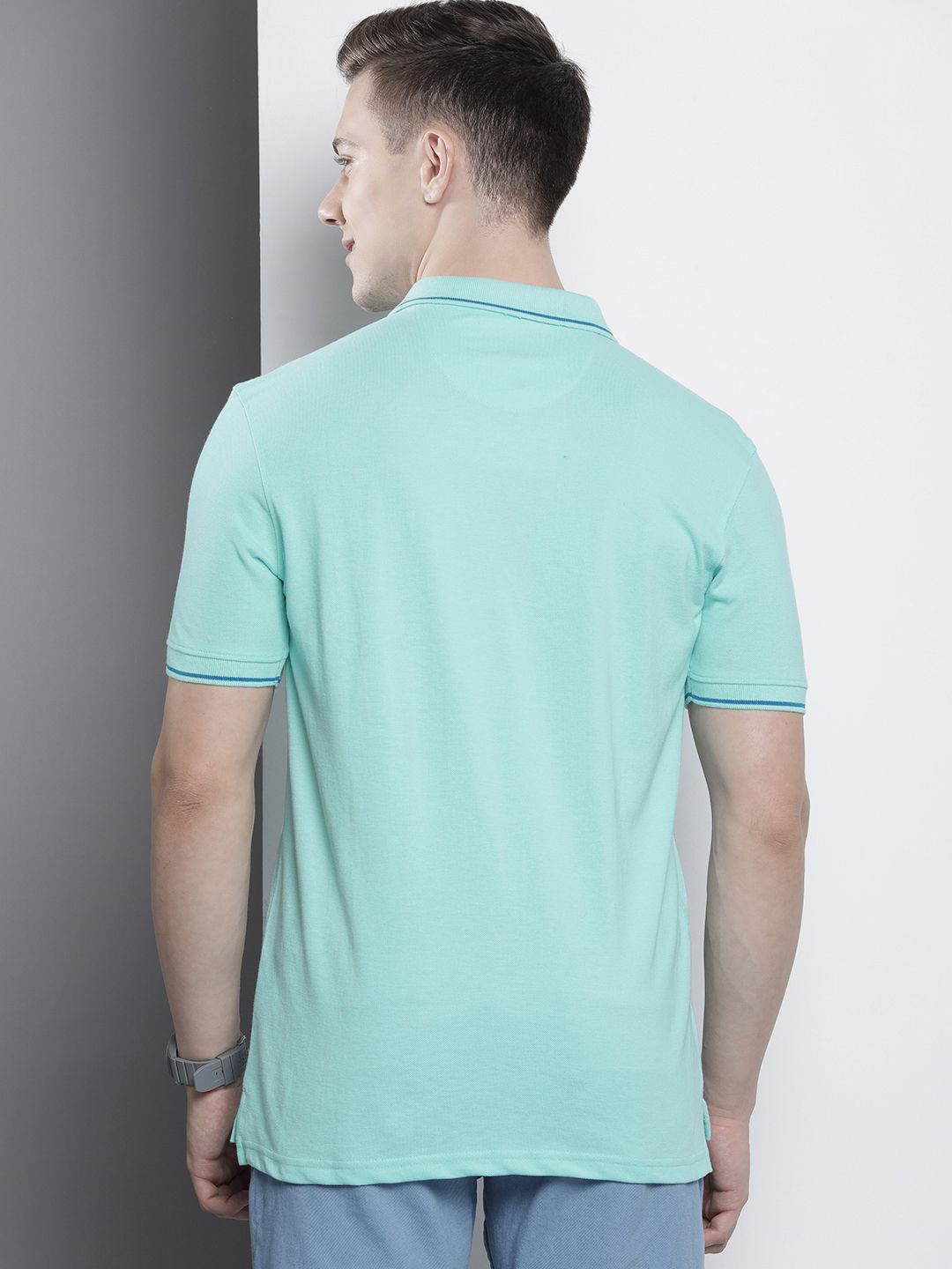 The Indian Garage Co Men Polo Collar T-shirt