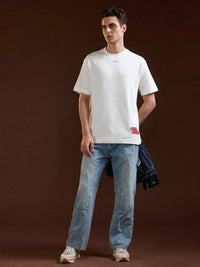 THE BEAR HOUSE Men Printed Drop-Shoulder Sleeves T-shirt