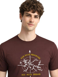 ADRO Men Typography Printed T-shirt