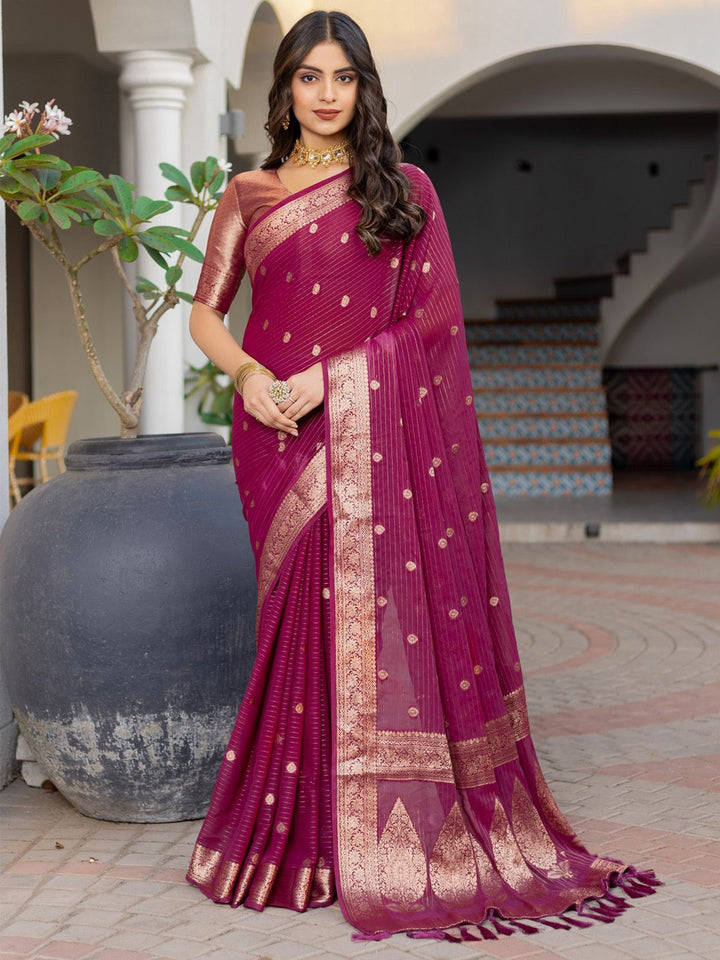 Saree mall Woven Design Zari Banarasi Sarees