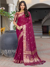Saree mall Woven Design Zari Banarasi Sarees