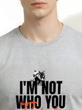 ADRO Men Typography Printed T-shirt