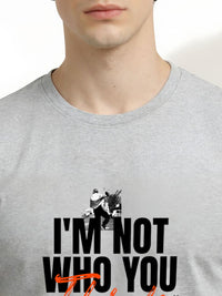 ADRO Men Typography Printed T-shirt