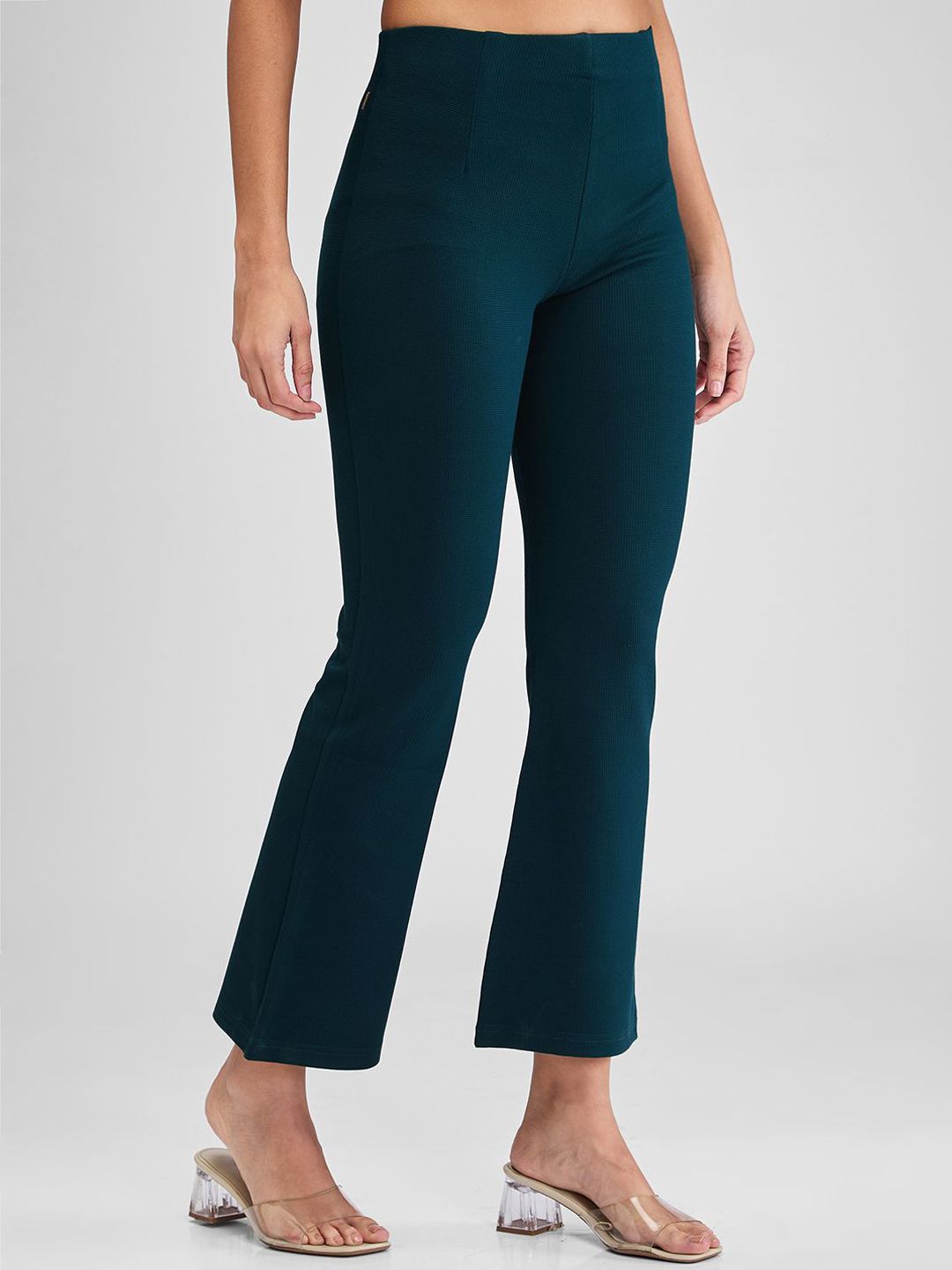 SPYKAR Women High Rise Bootcut Trousers