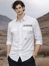 ADRO Classic Printed Cotton Twill Cargo Baju Kasual