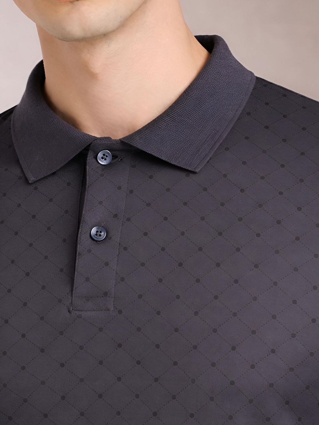 ADRO Men Polo Collar T-shirt