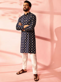 Anouk Men Paisley Printed Regular Kurta with Pyjamas