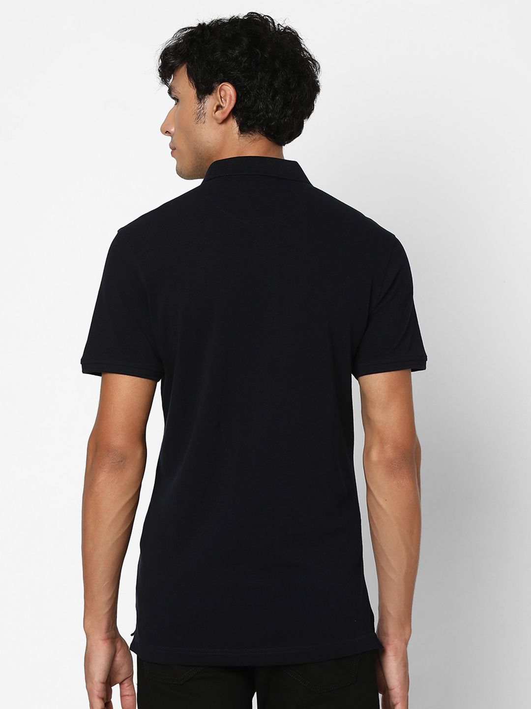 SPYKAR Regular Fit Polo Collar Short Sleeve Pure Cotton T-shirt