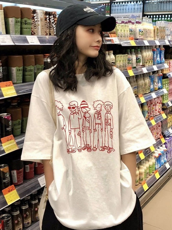 DressBerry Women Typography Printed V-Neck Pockets T-shirt