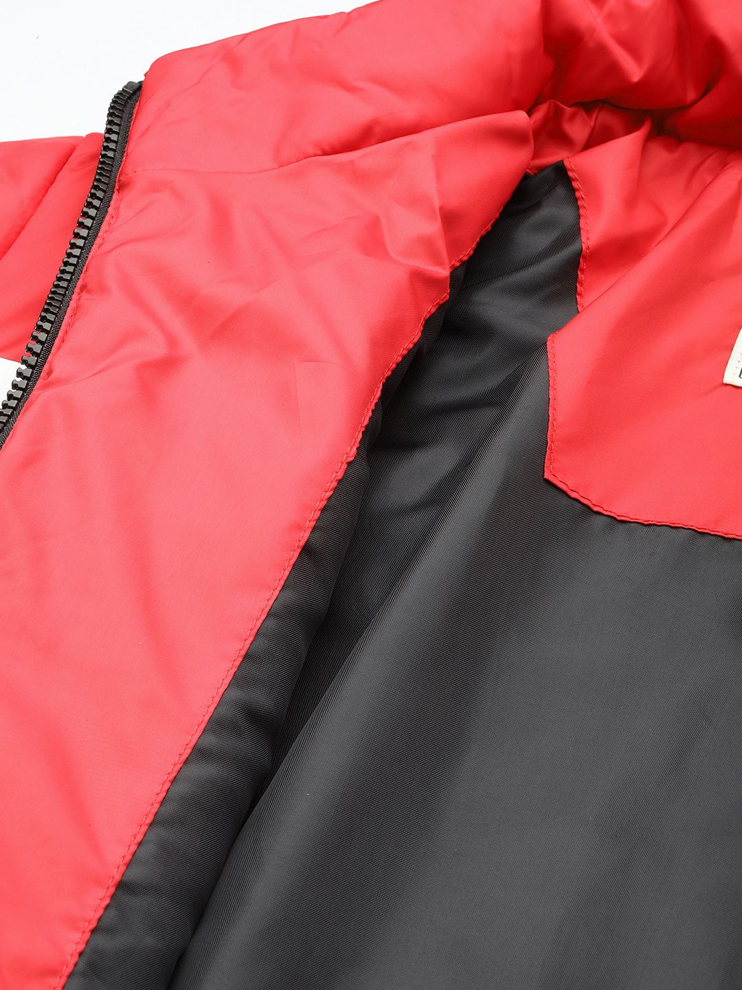 Being Human Striped Hooded Puffer Jacket