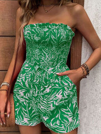 DressBerry Off-Shoulder Printed Jumpsuit