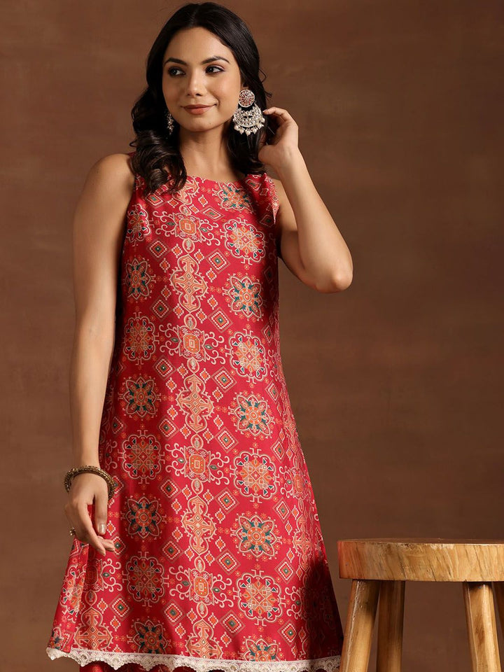 Libas Women Ethnic Motifs Printed Regular Kurta with Palazzos