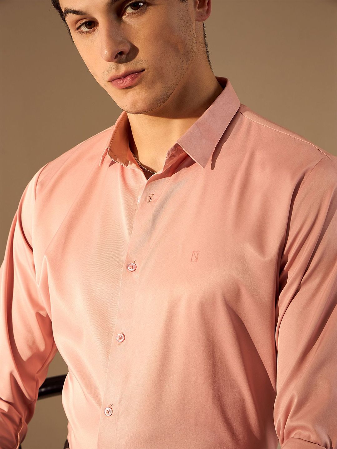 DENNISON Premium Smart Fit Satin Party Shirt