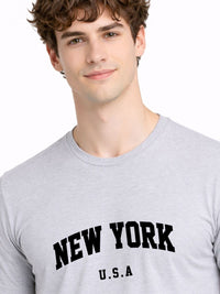 ADRO Men Typography Printed T-shirt