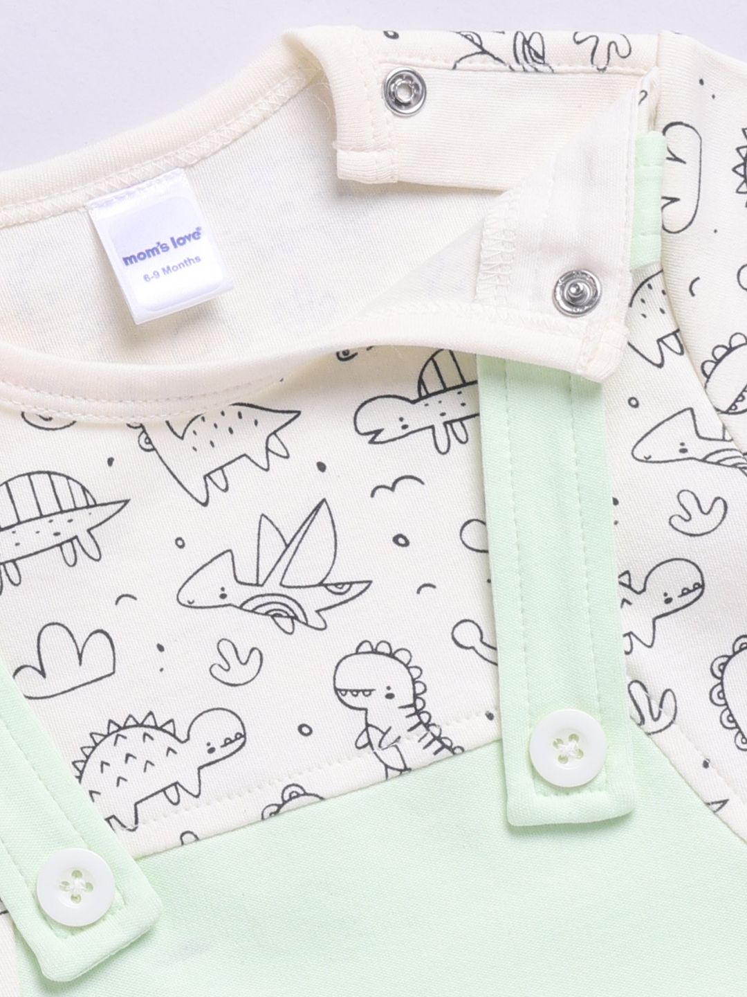 Moms Love Infant Boys Printed Pure Cotton Party Romper