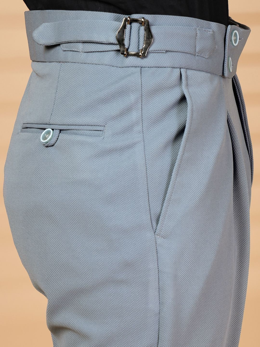 Moda Rapido Men Easy Wash Pleated Trousers