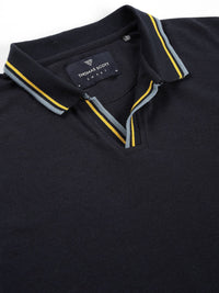 Thomas Scott Men Solid Polo Collar T-shirt