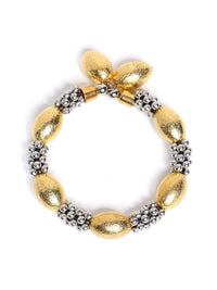 PANASH Women Brass Gold-Plated Charm Bracelet