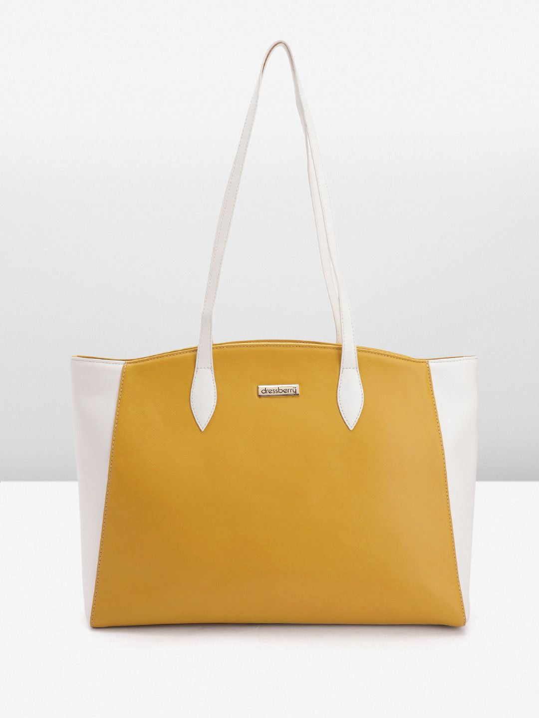 DressBerry Colourblocked Structured Shoulder Bag