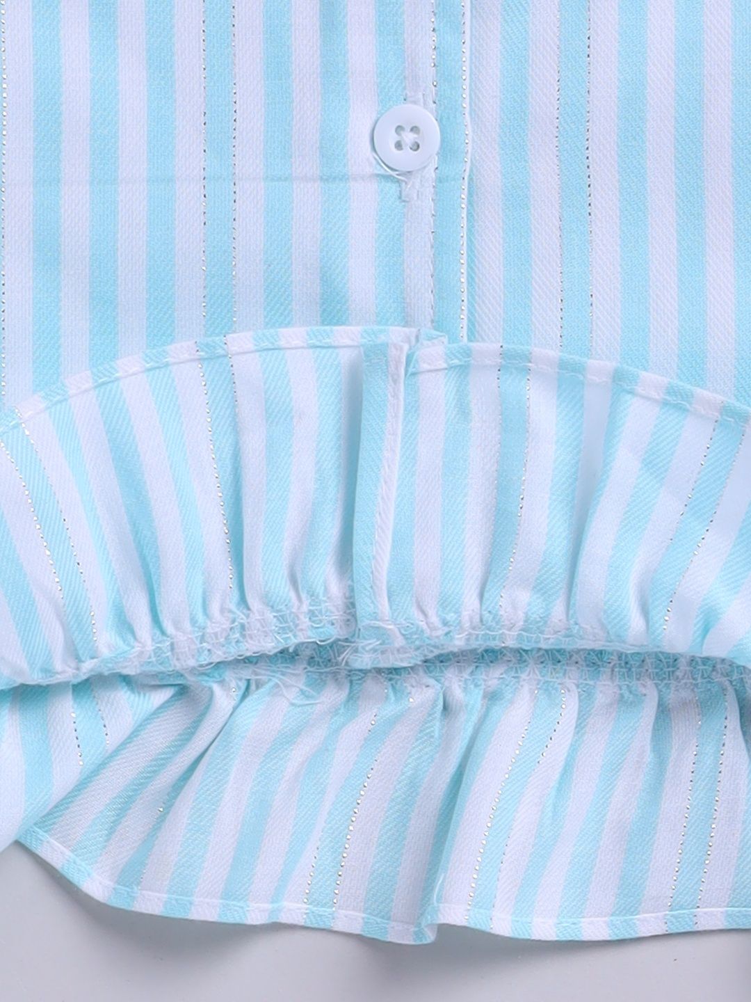 Moms Love Infant Girls Cotton Striped Top with Shorts