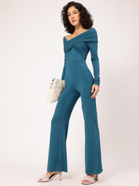 DressBerry Soft & Sleek Off-Shoulder Jumpsuit