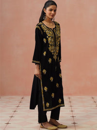 House of Chikankari Women Ethnic Motifs Embroidered Chikankari Kurta
