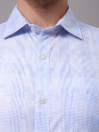 The Indian Garage Co. X Luxe Men Slim Fit Opaque Checked Formal Shirt