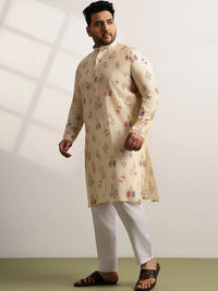 SOJANYA PLUS Men Ethnic Motifs Printed Regular Kurta with Pyjamas