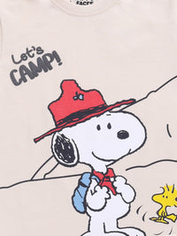 Happy Faces Boys Snoopy Print Pure Cotton T-shirt