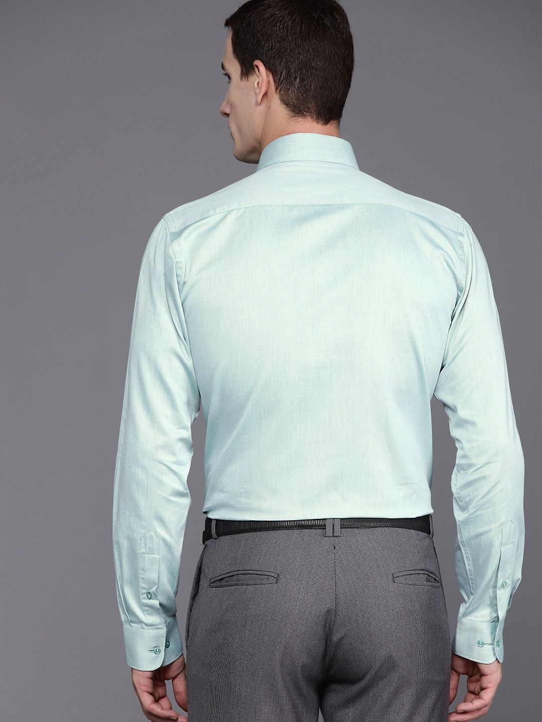 Raymond Pure Cotton Slim Fit Opaque Formal Shirt