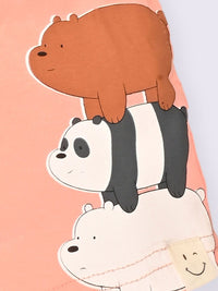 Happy Faces Boys We Bare Bears Printed Cotton Shorts