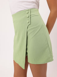 DressBerry Gypsy Romantic Textured Skorts
